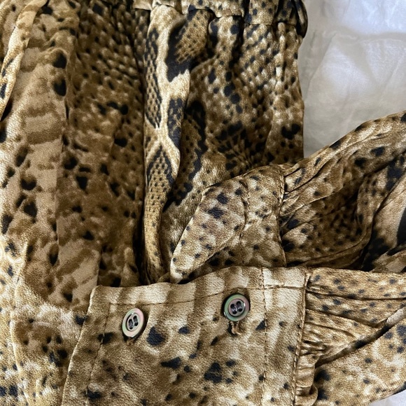 Isabel Marant Python ruffle dress NWOT - Picture 6 of 14